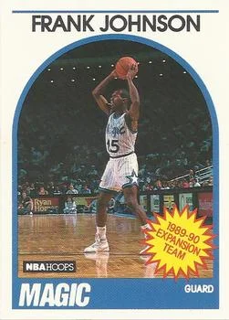 1989-90 Hoops Frank Johnson EXP #333 card image