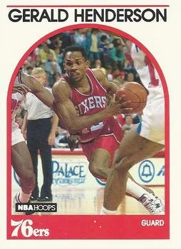 1989-90 Hoops Gerald Henderson #208 card image