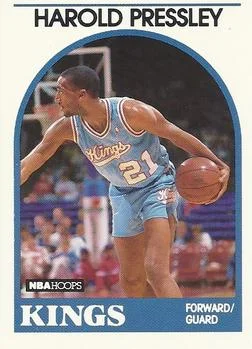 1989-90 Hoops Harold Pressley #24 card image