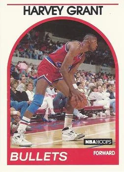 1989-90 Hoops Harvey Grant #67 card image