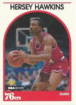 1989-90 Hoops Hersey Hawkins #137 card image