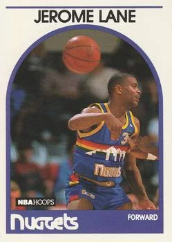 1989-90 Hoops Jerome Lane #201 card image
