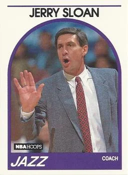 1989-90 Hoops Jerry Sloan Head Coach #267 card image
