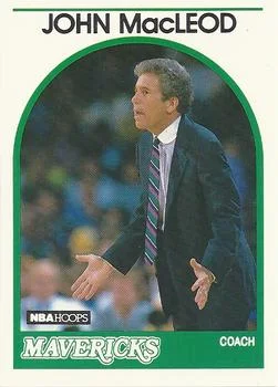 1989-90 Hoops John MacLeod Head Coach #171b card image