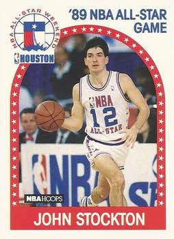 1989-90 Hoops John Stockton #297 card image