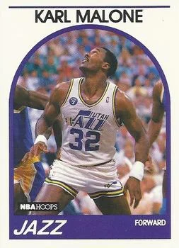 1989-90 Hoops Karl Malone #30 card image