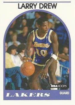 1989-90 Hoops Larry Drew #329 card image