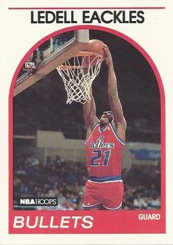 1989-90 Hoops Ledell Eackles #194 card image