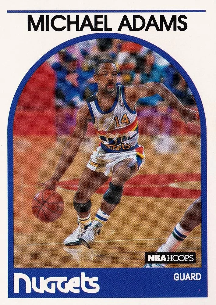 1989-90 Hoops Michael Adams #52 card image