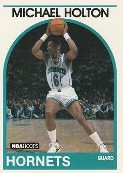 1989-90 Hoops Michael Holton #119 card image