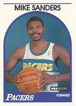 1989-90 Hoops Mike Sanders #340 card image