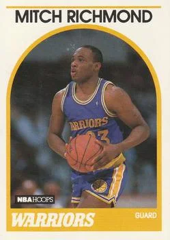 1989-90 Hoops Mitch Richmond #260 card image