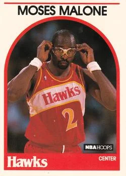1989-90 Hoops Moses Malone #290 card image