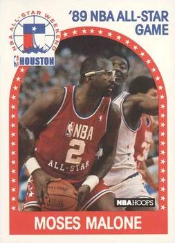1989-90 Hoops Moses Malone #84 card image