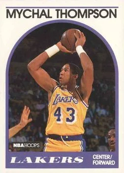 1989-90 Hoops Mychal Thompson #4 card image