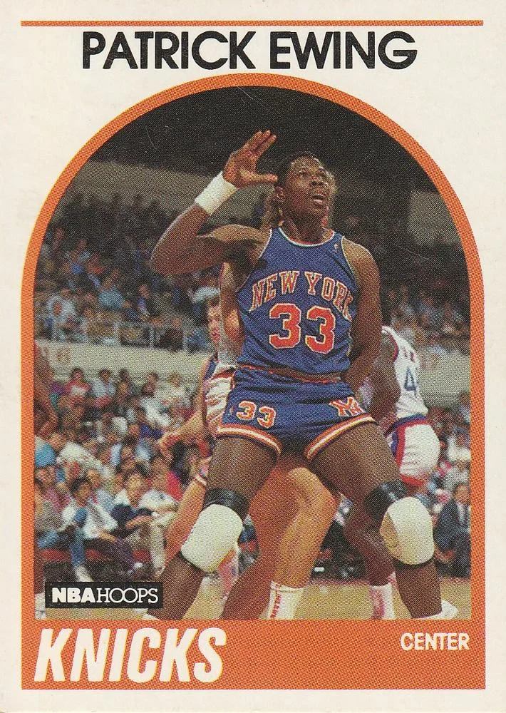 1989-90 Hoops Patrick Ewing #80 card image