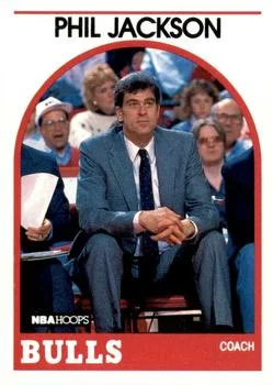 1989-90 Hoops Phil Jackson Head Coach #266 card image