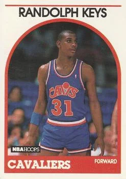 1989-90 Hoops Randolph Keys #181 card image