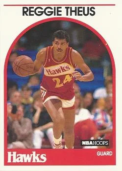 1989-90 Hoops Reggie Theus SP #165 card image