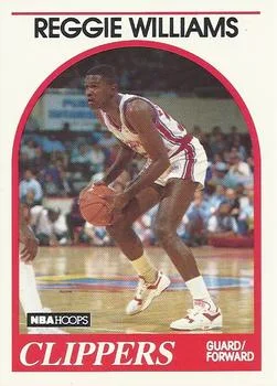 1989-90 Hoops Reggie Williams #128 card image