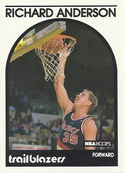 1989-90 Hoops Richard Anderson #182 card image