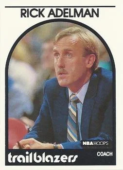 1989-90 Hoops Rick Adelman Head Coach #291 card image