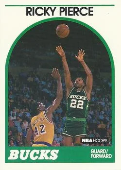 1989-90 Hoops Ricky Pierce #212 card image