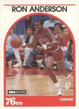 1989-90 Hoops Ron Anderson #32 card image