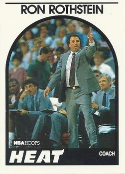 1989-90 Hoops Ron Rothstein Head Coach #172 card image