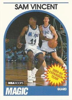 1989-90 Hoops Sam Vincent EXP #328 card image