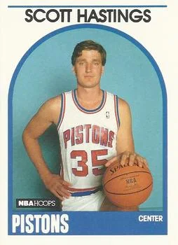 1989-90 Hoops Scott Hastings #317 card image