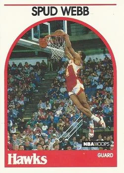 1989-90 Hoops Spud Webb ERRERR: Signed 9/27/89 #115a card image