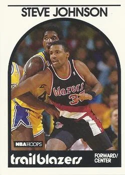 1989-90 Hoops Steve Johnson SP #132 card image
