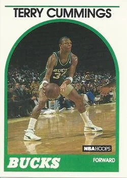 1989-90 Hoops Terry Cummings SP #100 card image