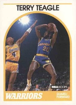 1989-90 Hoops Terry Teagle #196 card image