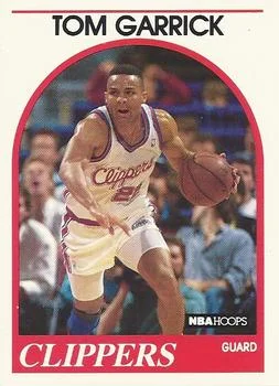 1989-90 Hoops Tom Garrick #91 card image