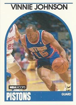 1989-90 Hoops Vinnie Johnson #188 card image