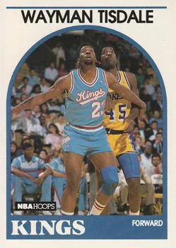 1989-90 Hoops Wayman Tisdale #225 card image