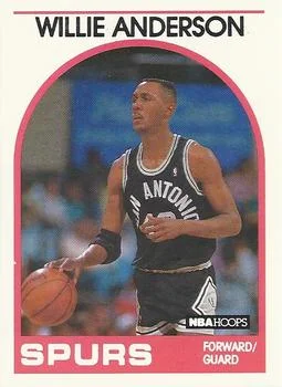 1989-90 Hoops Willie Anderson #235 card image