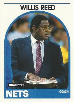 1989-90 Hoops Willis Reed Head Coach #92 card image
