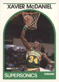 1989-90 Hoops Xavier McDaniel #70 card image
