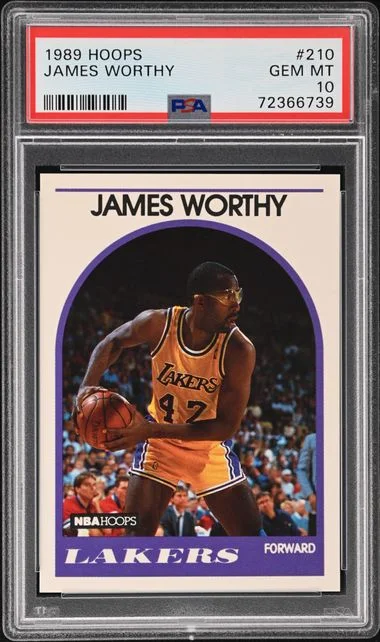 1989-90 NBA Hoops James Worthy #210 card image