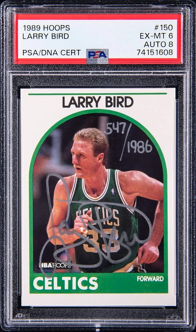 1989-90 NBA Hoops Larry Bird #150 card image