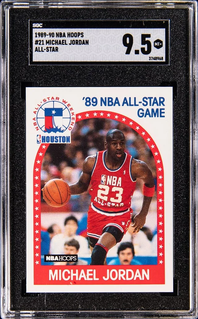 1989-90 NBA Hoops Michael Jordan All-Star #21 card image
