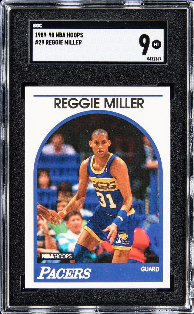 1989-90 NBA Hoops Reggie Miller #29 card image