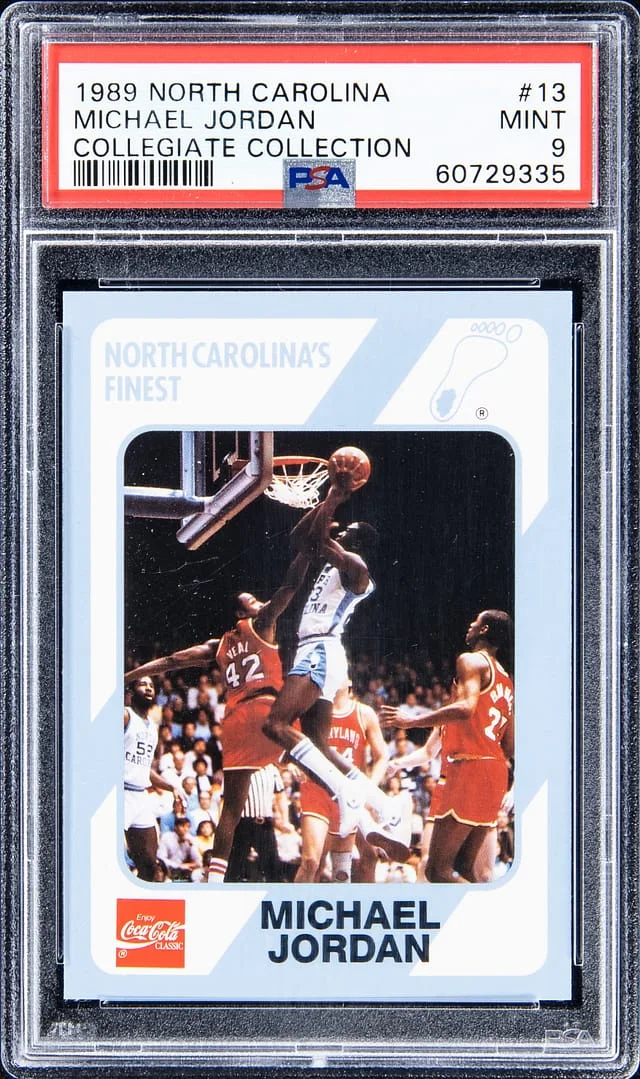 1989-90 North Carolina Collegiate Collection Michael Jordan #13 card image