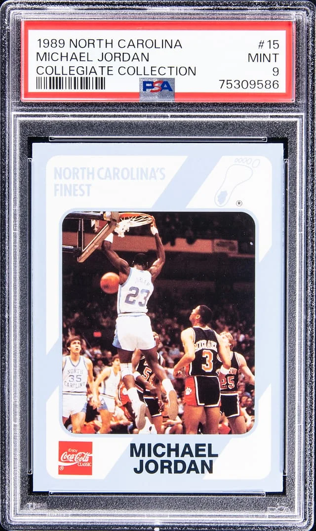 1989-90 North Carolina Collegiate Collection Michael Jordan #15 card image