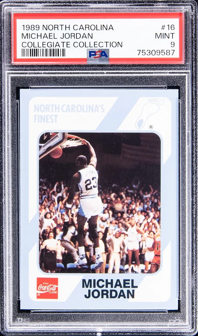 1989-90 North Carolina Collegiate Collection Michael Jordan #16 card image