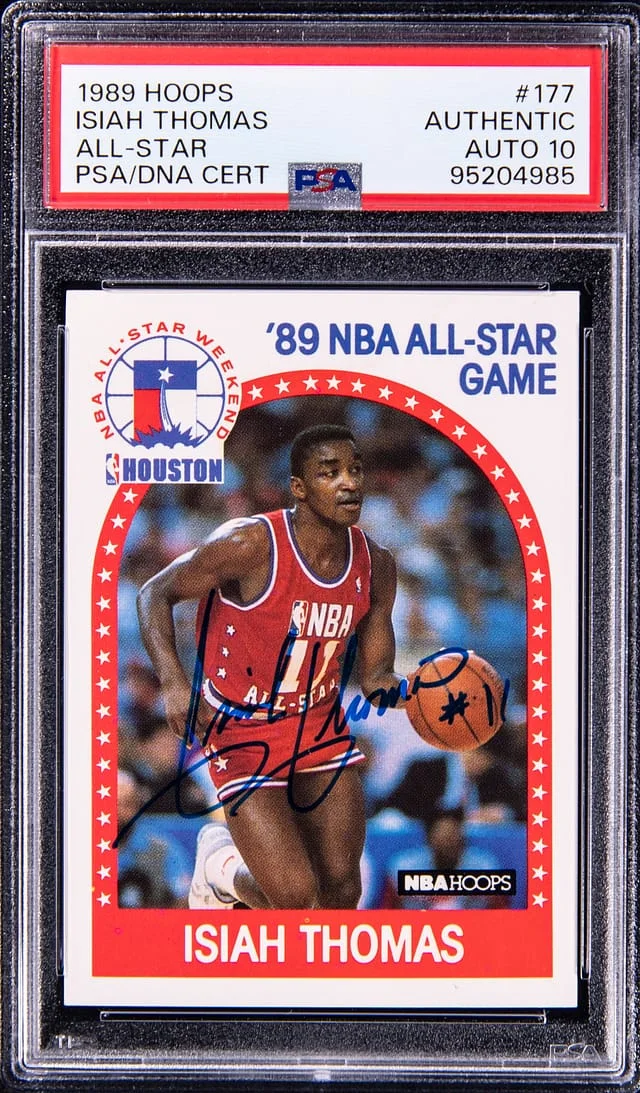 1989-90 Panini Hoops Isiah Thomas All-Star #177 card image