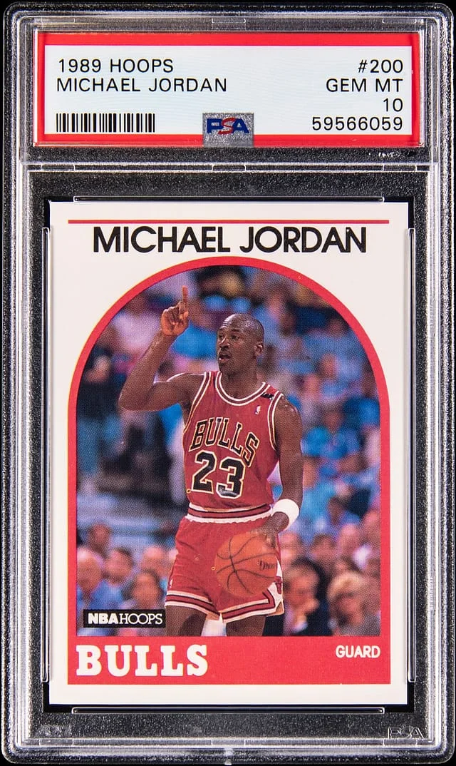 1989-90 Panini Hoops Michael Jordan #200 card image